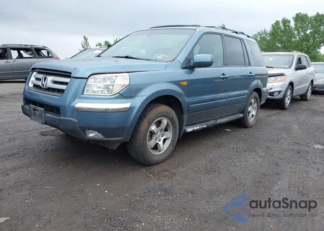 2006 Honda Pilot Ex-L from USA, damaged, VIN 2HKYF18596H557850